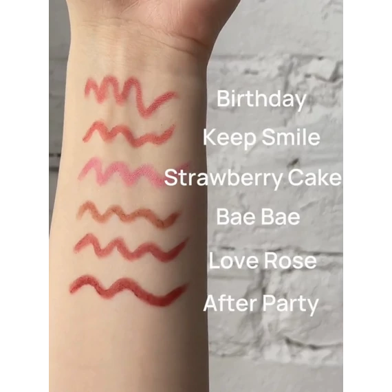 Unleashia Oh! Happy Day Lip Pencil - Puha Ajakceruza - No. 7 Burnt Toast - 0.7g